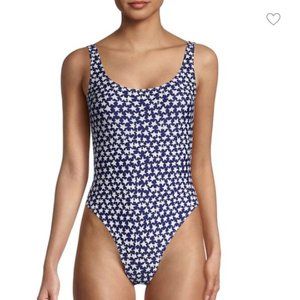 NWT ZADIG & VOLTAIRE Star-Print Maillot One-Piece Swimsuit